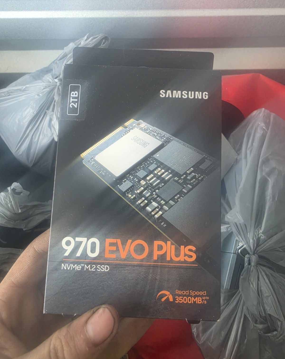 Samsung 삼성 SAMSUNG [세금포함] [정품] 970 EVO 플러스 2TB NVMe M.2 Internal SSD 솔리드 스테이트 드라이브[세금포함] PC 2GB Cache 3500