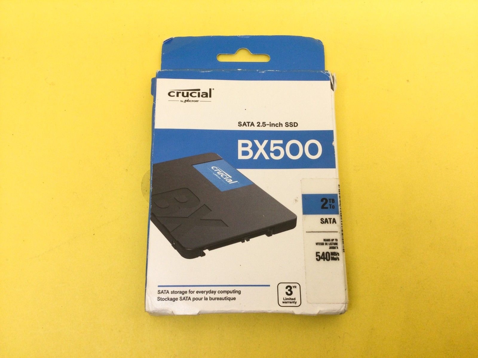 Crucial Crucial BX500 2TB 3D NAND SATA 6Gb/s 2.5inch SSD 솔리드 스테이트 드라이브[세금포함] [정품] CT2000BX500SSD [정품]1 New 3510420 28724