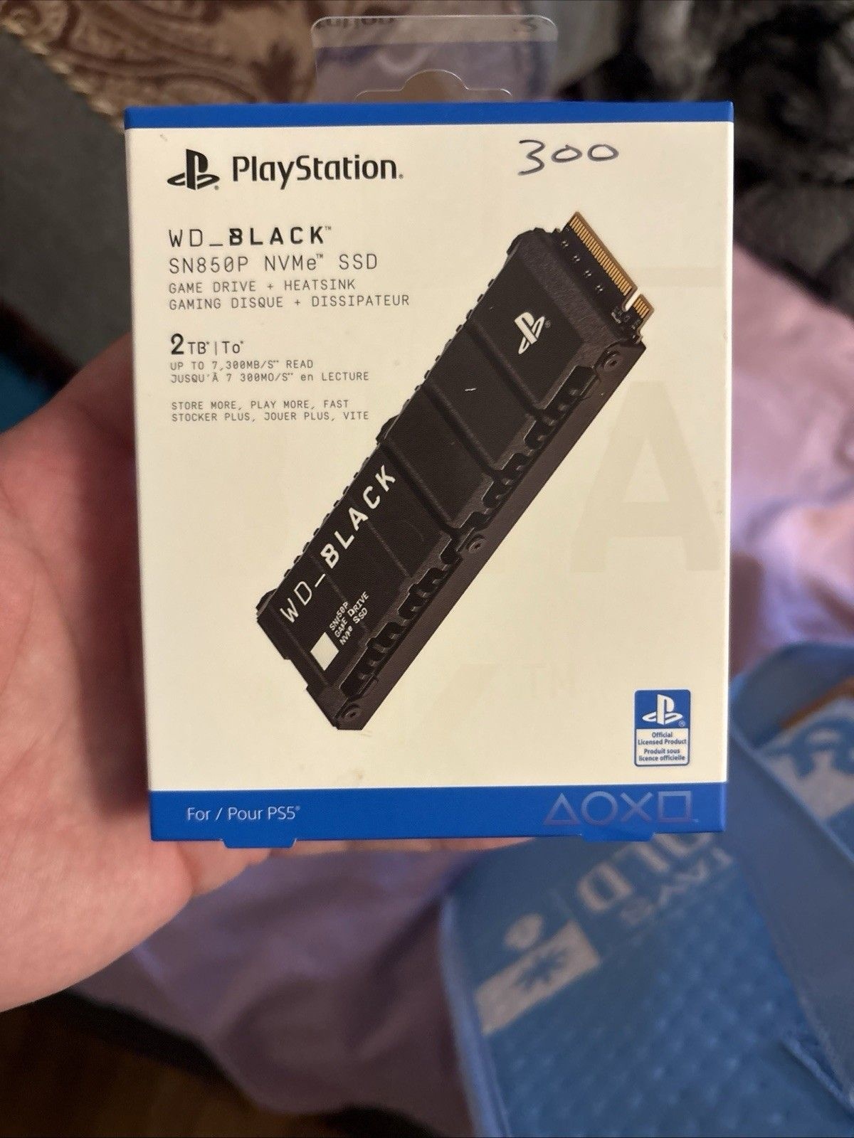 WD SN850P 2TB M.2 PCIe NVMe SSD 솔리드 스테이트 드라이브[세금포함] [정품] for Playstation 플레이스테이션 5 (BBYV0020BNC-WRSN)