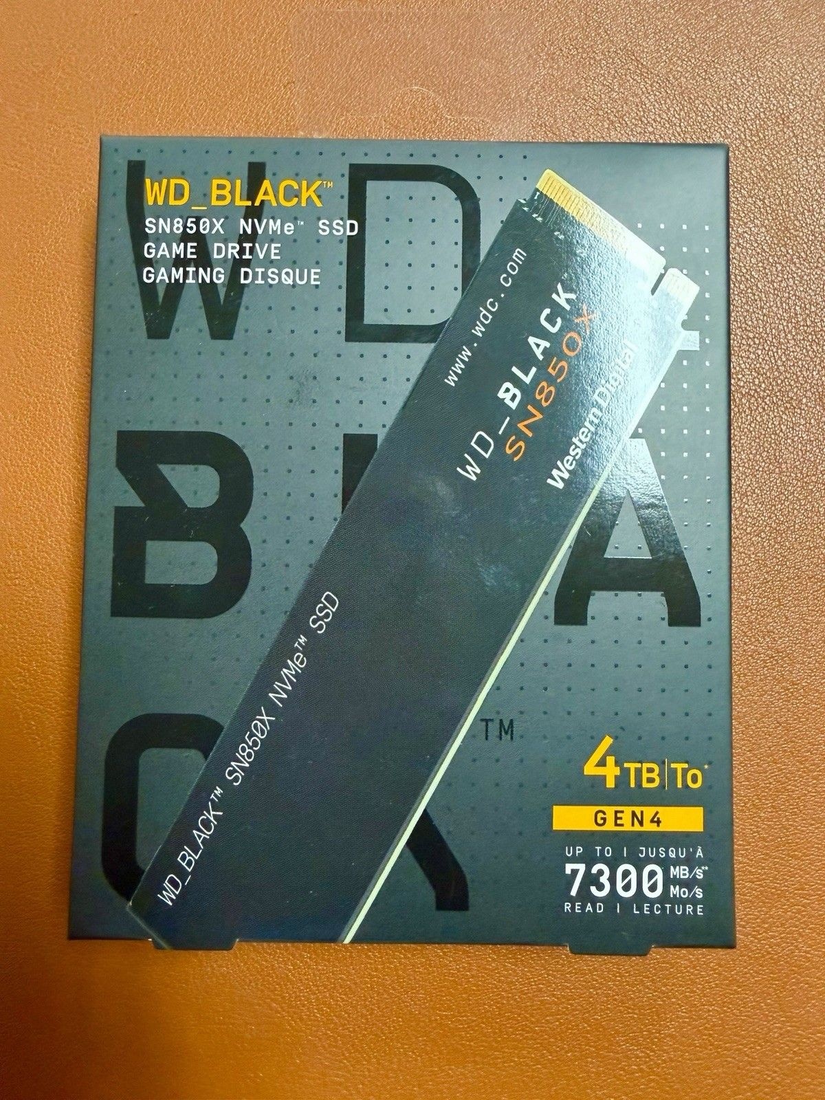 웨스턴 디지털 WD SN850X NVMe SSD 솔리드 스테이트 드라이브[세금포함] [정품] 4TB 7300MB/s - 브랜드 New 3510429 227393675276