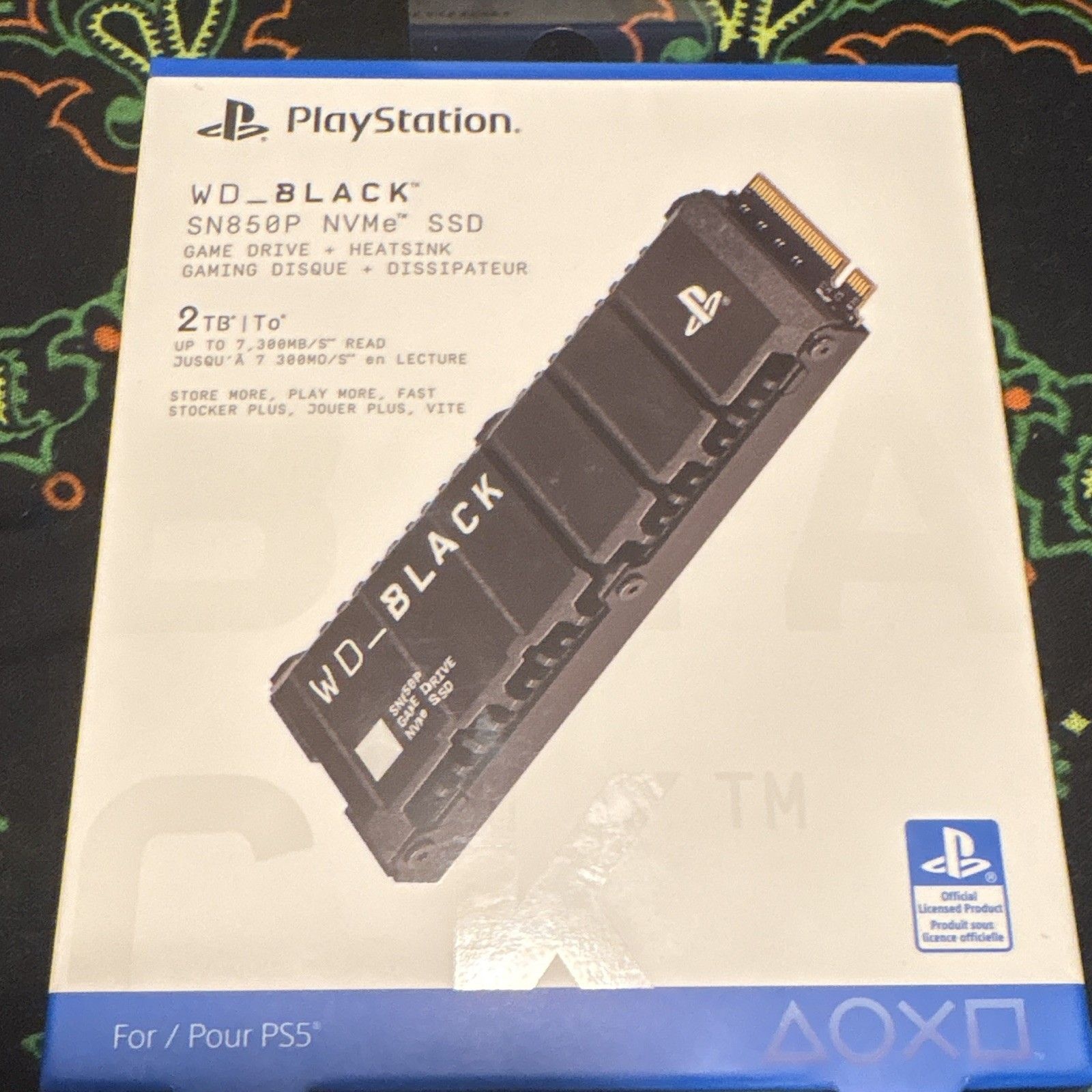 웨스턴 디지털 WD_블랙 SN850P 2TB NVMe M.2 SSD 솔리드 스테이트 드라이브[세금포함] [정품] Heatsink for PS5/PC WDBBYV0020BNC-WRS
