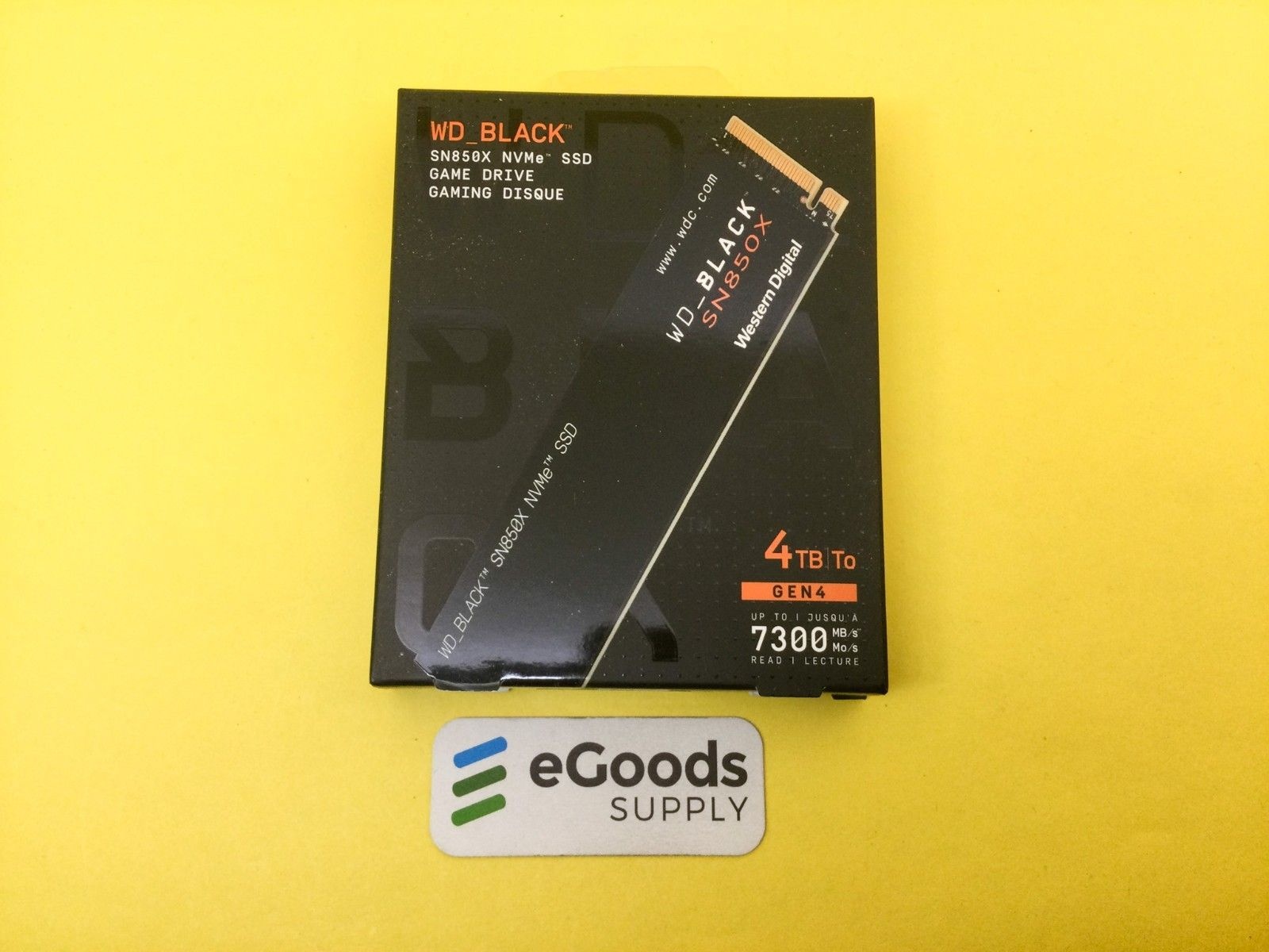 웨스턴 디지털 WD 블랙 SN850X 4TB PCIE4.0 NVMe M.2 2280 SSD 솔리드 스테이트 드라이브[세금포함] [정품] WDS400T2X0E New 3510463