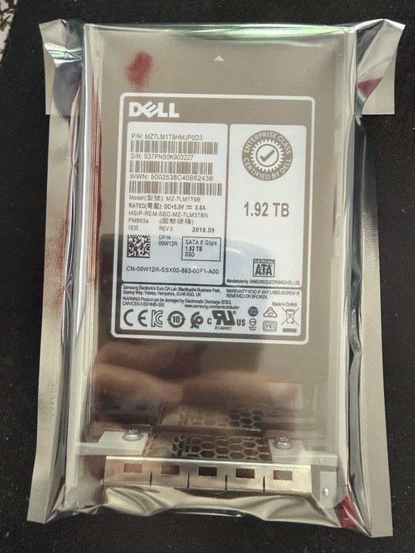 Dell DELL 1.92TB 삼성 SAMSUNG [세금포함] [정품] PM863A SATA SSD 솔리드 스테이트 드라이브[세금포함] 6Gbps MZ-7LM1T9B 3499407 127