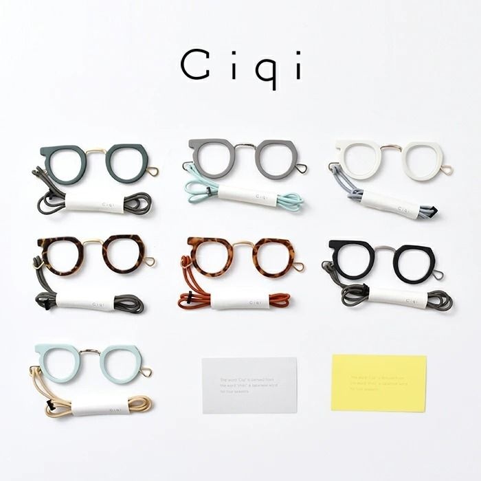 시키 Ciqi 루페 휴대용 목걸이 돋보기 안경 피프글라스 PEEP GLASS 일본 직배송