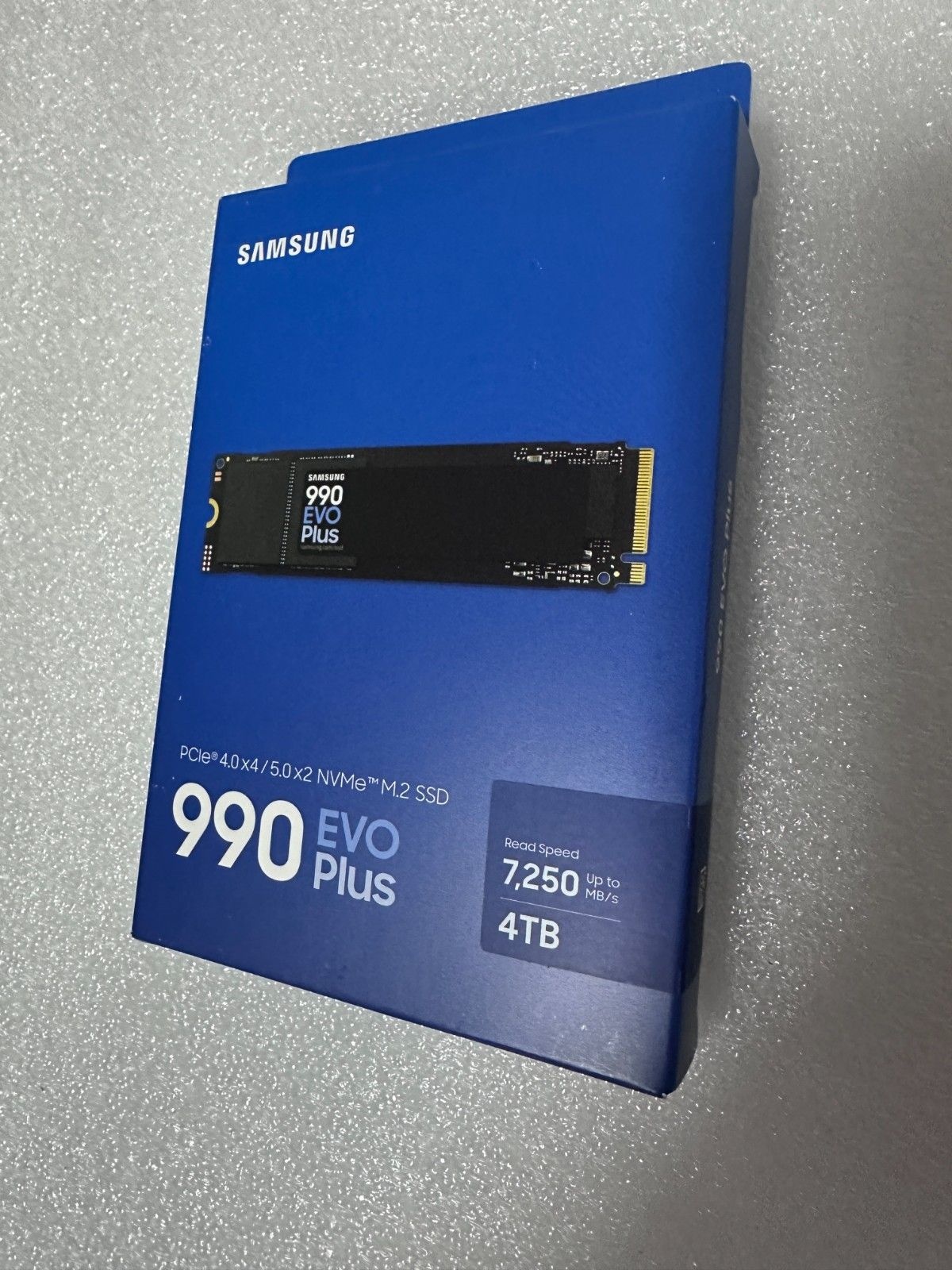 삼성 SAMSUNG [세금포함] [정품] 990 EVO 플러스 4TB PCIe NVMe M.2 2280 Internal SSD 솔리드 스테이트 드라이브[세금포함] MZ-V9S4