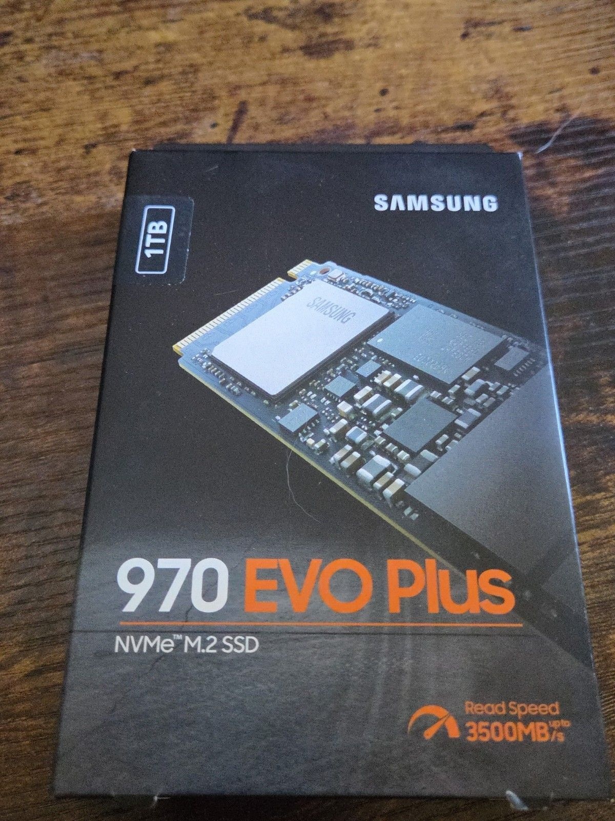 Samsung 삼성 SAMSUNG [세금포함] [정품] 970 EVO 플러스 1TB NVMe M.2 SSD 솔리드 스테이트 드라이브[세금포함] — New in Box (MZ-V7S1T0B