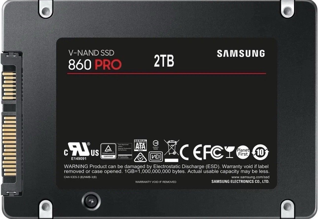 삼성 SAMSUNG [세금포함] [정품] 860 Pro 2TB SSD 솔리드 스테이트 드라이브[세금포함] MZ-76P2T0 NEW NO BOX 3519310 397452586222