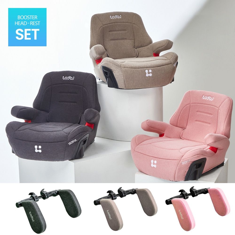 [오늘출발] 토드비 코쿤 엠플러스 ISOFIX 주니어 부스터카시트+헤드레스트 SET
