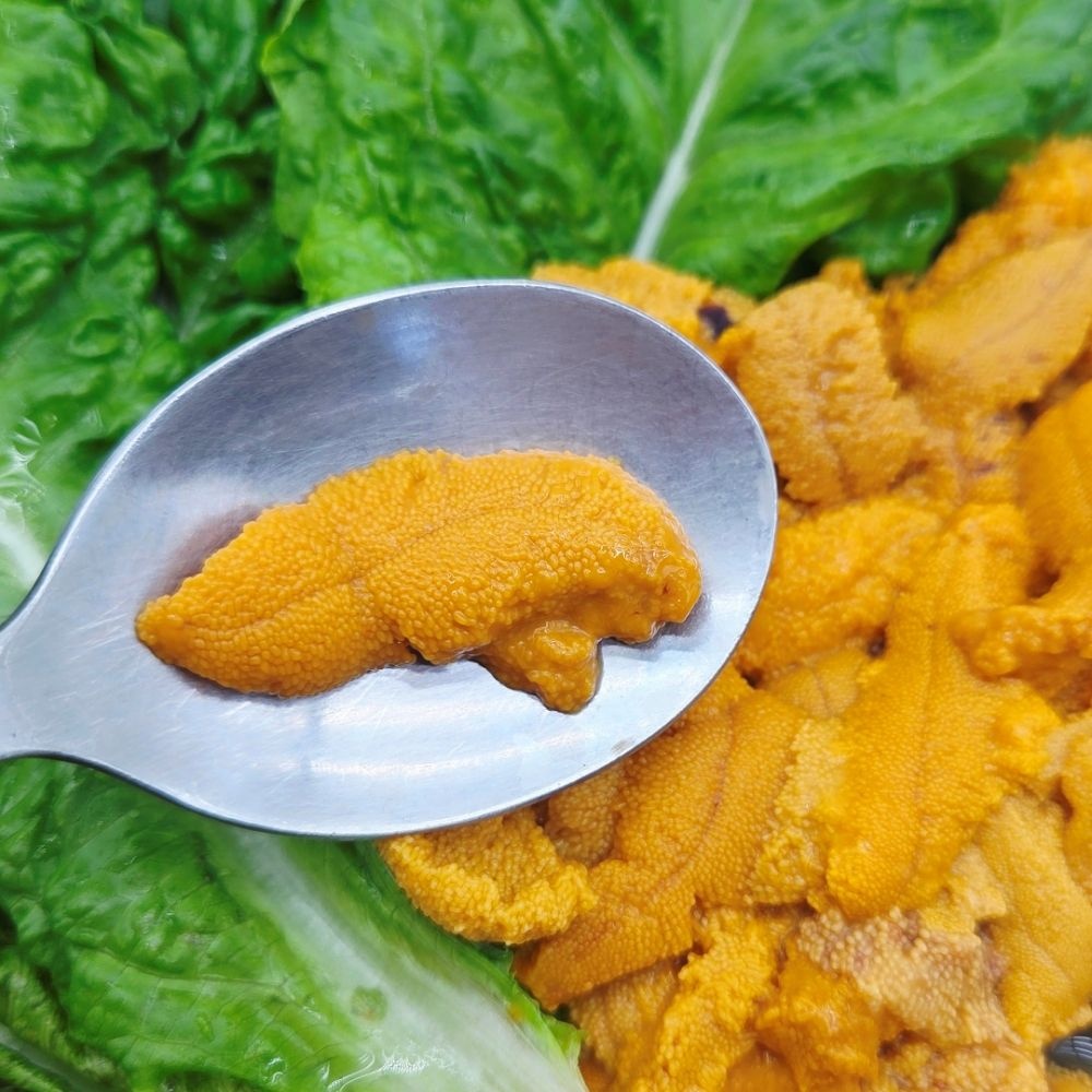산지직송 비선상회 동해안 포항 해녀 당일채취 완전손질 보라성게알 우니 용기포장 100g