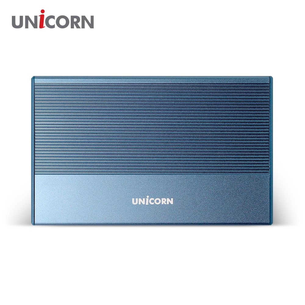 [오늘출발] 유니콘  HDD-800VA USB3.2 Gen2 2.5인치 HDD SSD 외장하드케이스 A+C젠더 알루미늄 간편조립