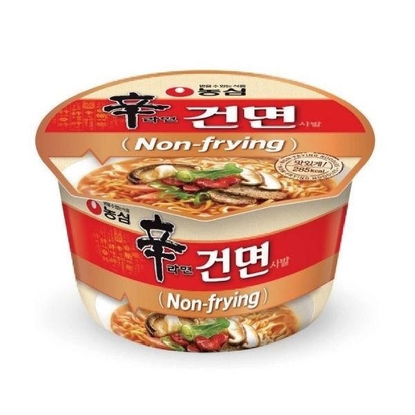 농심 신라면 건면 큰사발 77g 16개