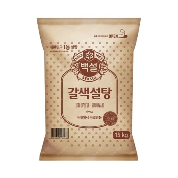 CJ 백설 갈색설탕 15kg