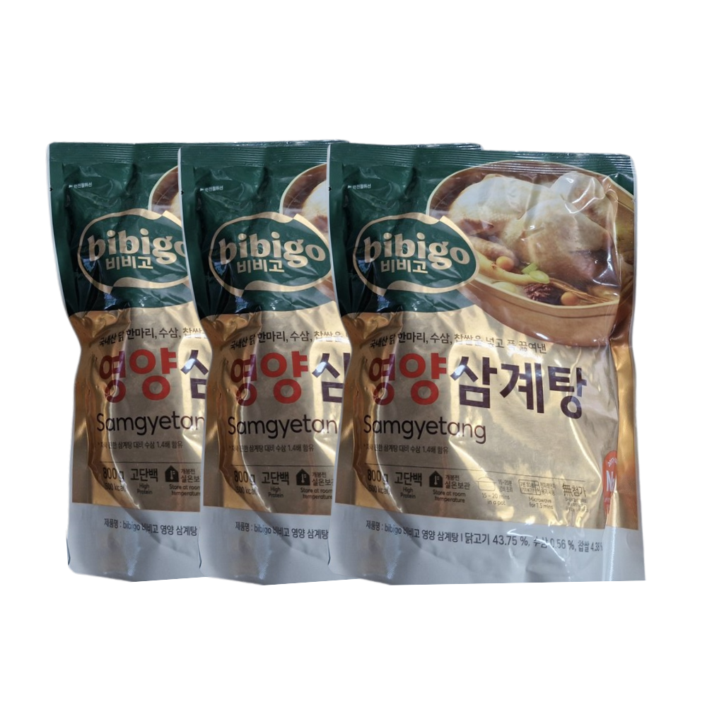 비비고 영양삼계탕 800g x3개