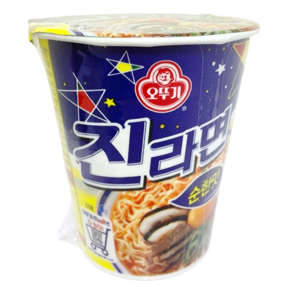 [오늘출발] 오뚜기 진라면 순한맛 컵라면 작은컵 65g x 15개