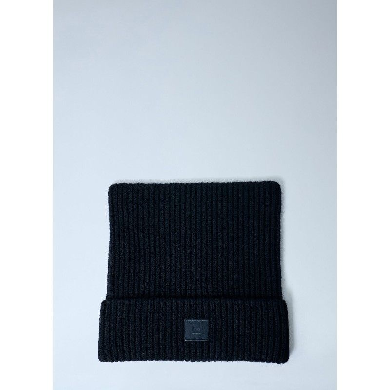 ACNE STUDIOS 아크네 스튜디오 아크네스튜디오 페이스 로고 스퀘어 비니 C40426 900