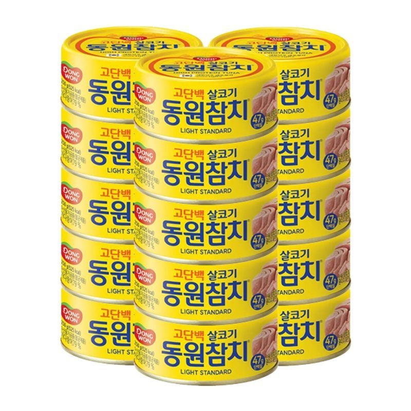 동원 참치 라이트스탠다드 85g 15캔e[36040556]