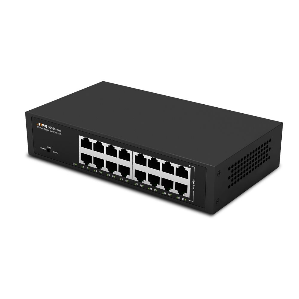 아이피타임(ipTIME) SG16A-mini 16포트 랜선분배기 기가비트 스위칭허브