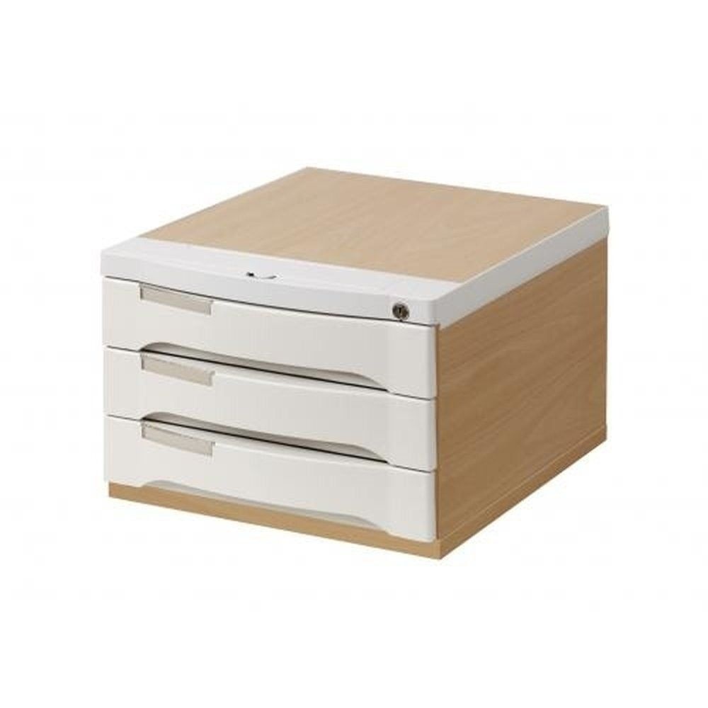우드맥스플러스 3단 서류함 WDP703G 망펄(301x368x220mm) (1개입)