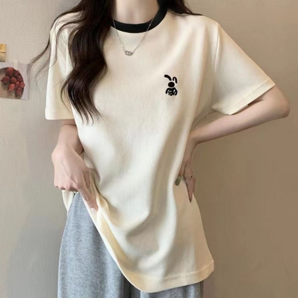 꿀템공장 엠다인 여성 티셔츠 여름반팔티 반팔티