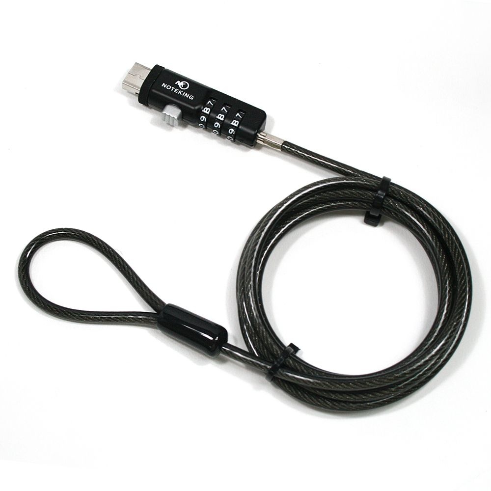 PC 태블릿 노트북 USB A타입 잠금장치 도난방지 케이블 락 3자리 비밀번호 방식 NOTELOCK-USB 다이얼