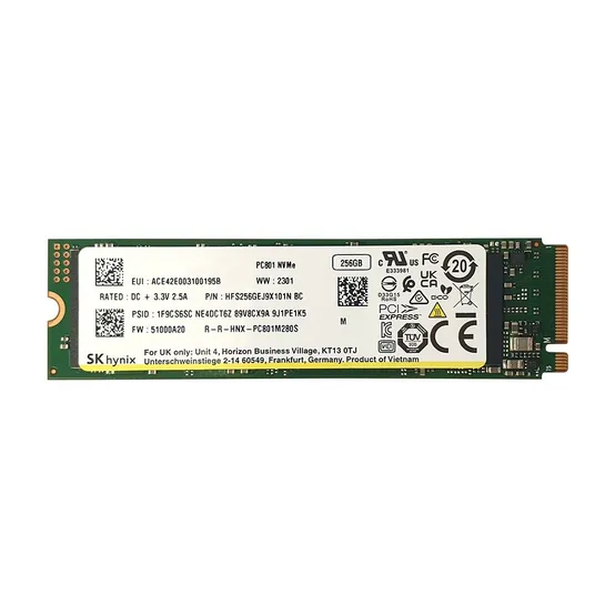 (Fn) PC801 NVMe 256GB (벌크 미사용)