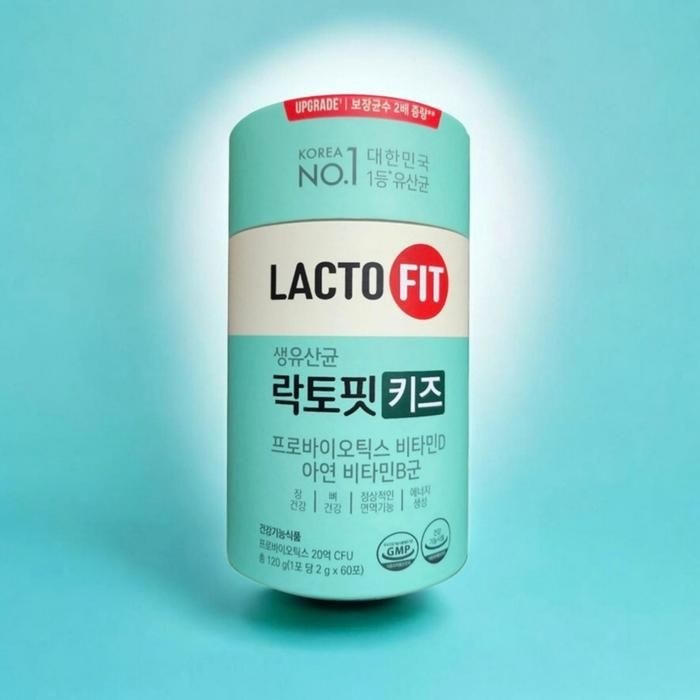락토핏 키즈 종근당건강 어린이 유산균 2개월 60포 1통