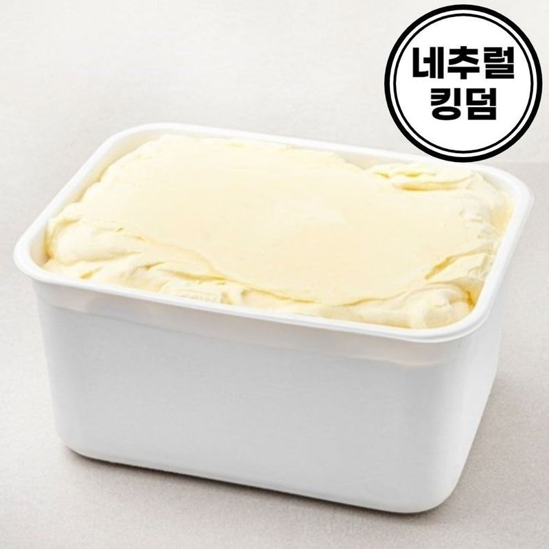 네추럴킹덤 대용량 바닐라향 샤베트5L 아이스크림