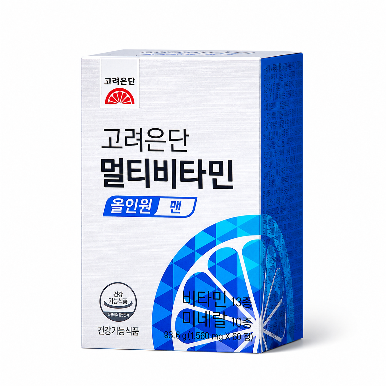 고려은단 멀티비타민 올인원 맨 60정 1개 2개월분 하루커머스
