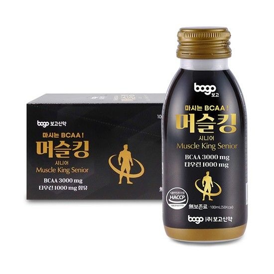 보고신약 [본사공식몰] 보고신약 마시는 BCAA 머슬킹 시니어 10병 X 1박스 (총 10병)