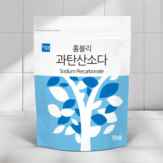 [선착순 40%쿠폰] 홈블리 과탄산소다 5kg 다목적 세정제 산소계 표백제