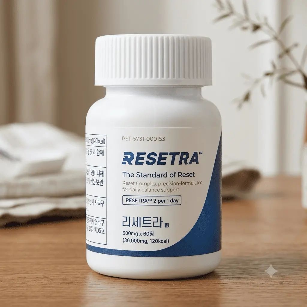리세트라 리세트라정 알파시클로덱스트린 파비플로라 사프란 600mg X 60정