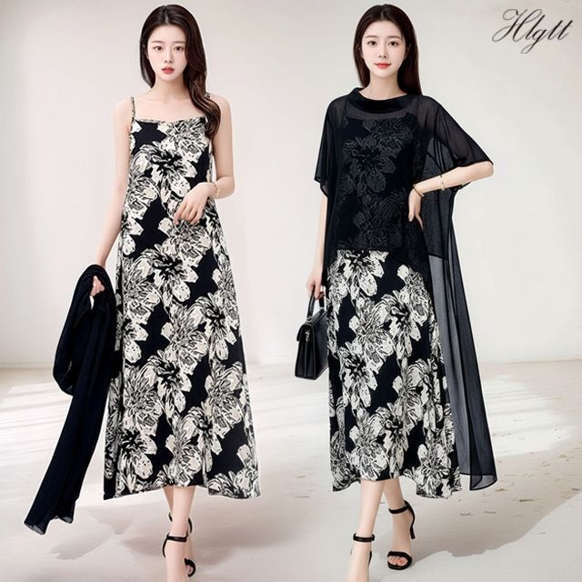 플라워원피스풀오버2종