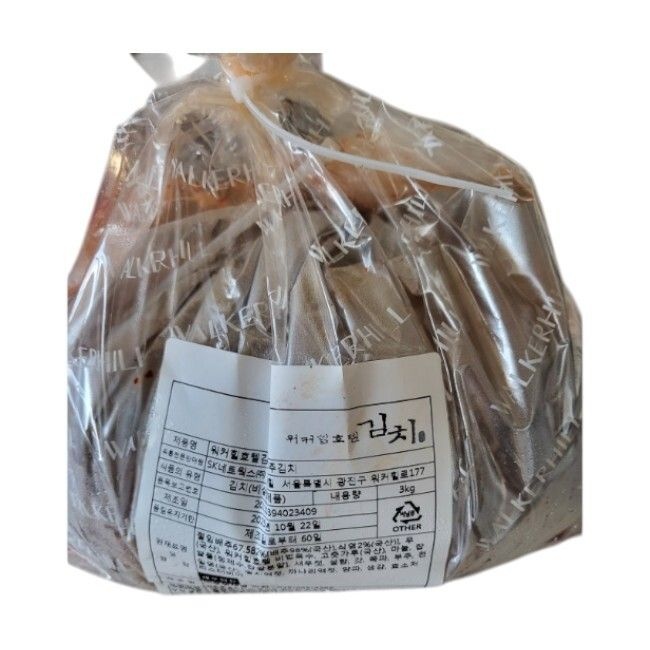 워커힐호텔 포기김치 3kg