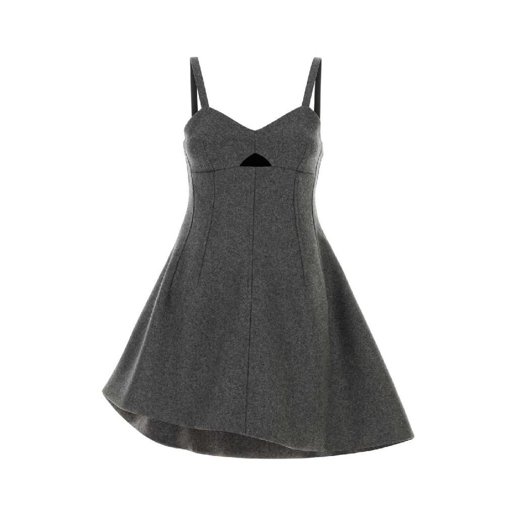 질샌더 [X45]질샌더 J02CT0664J40380 029 Dark grey wool mini dress 여성 원피스 롱 미디 미니 드레스