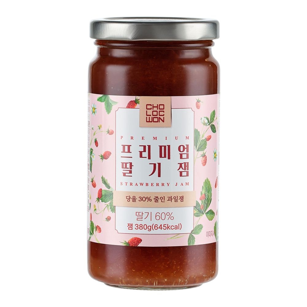 초록원 딸기 함량 60% 프리미엄딸기잼 380g