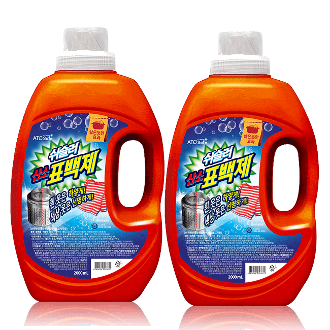아토세이프 쉬슬러 산소 표백제 2L 2개