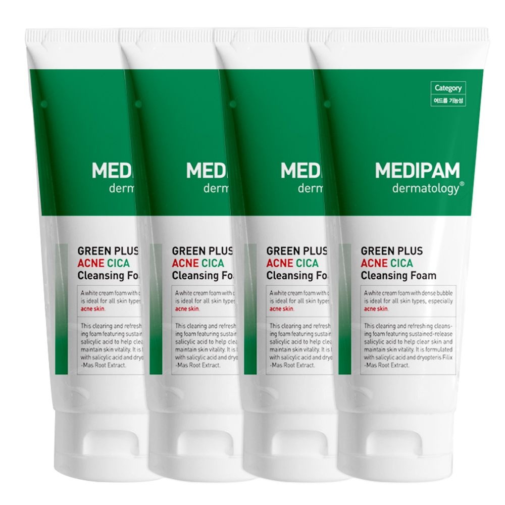 메디팜 (현대Hmall) 메디팜 아크네 시카 클렌징폼 220ml x 4개 여드름성 피부 완화 문제성 피부케어