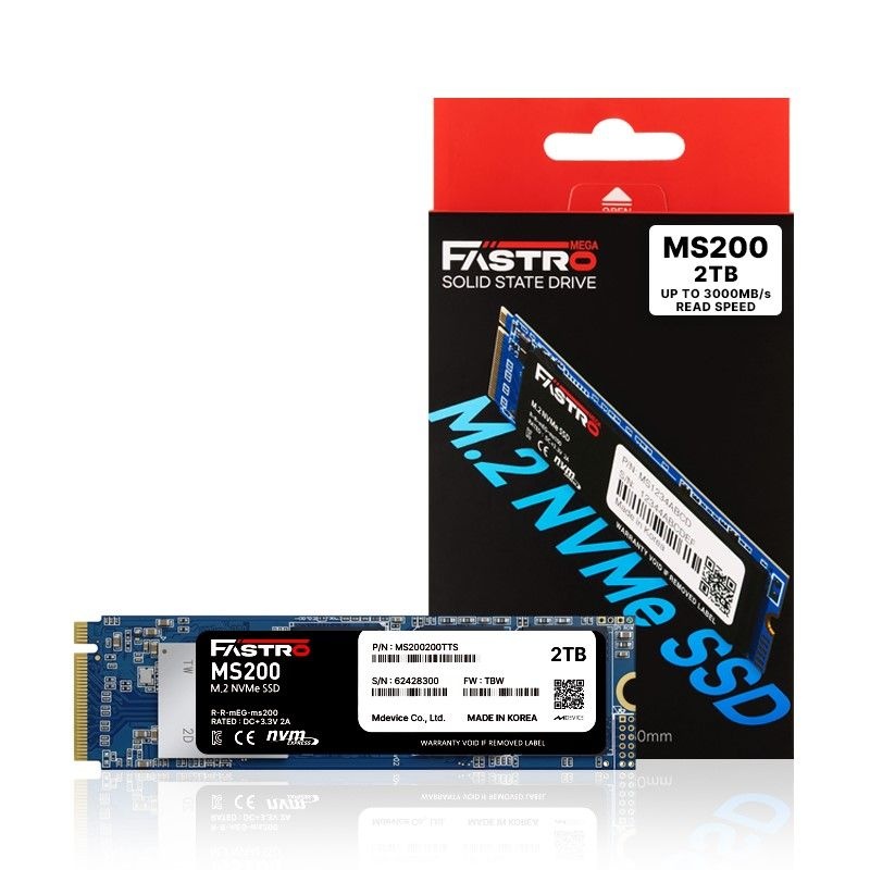 [온누리상품] FASTRO MS200 M.2 NVMe 2TB