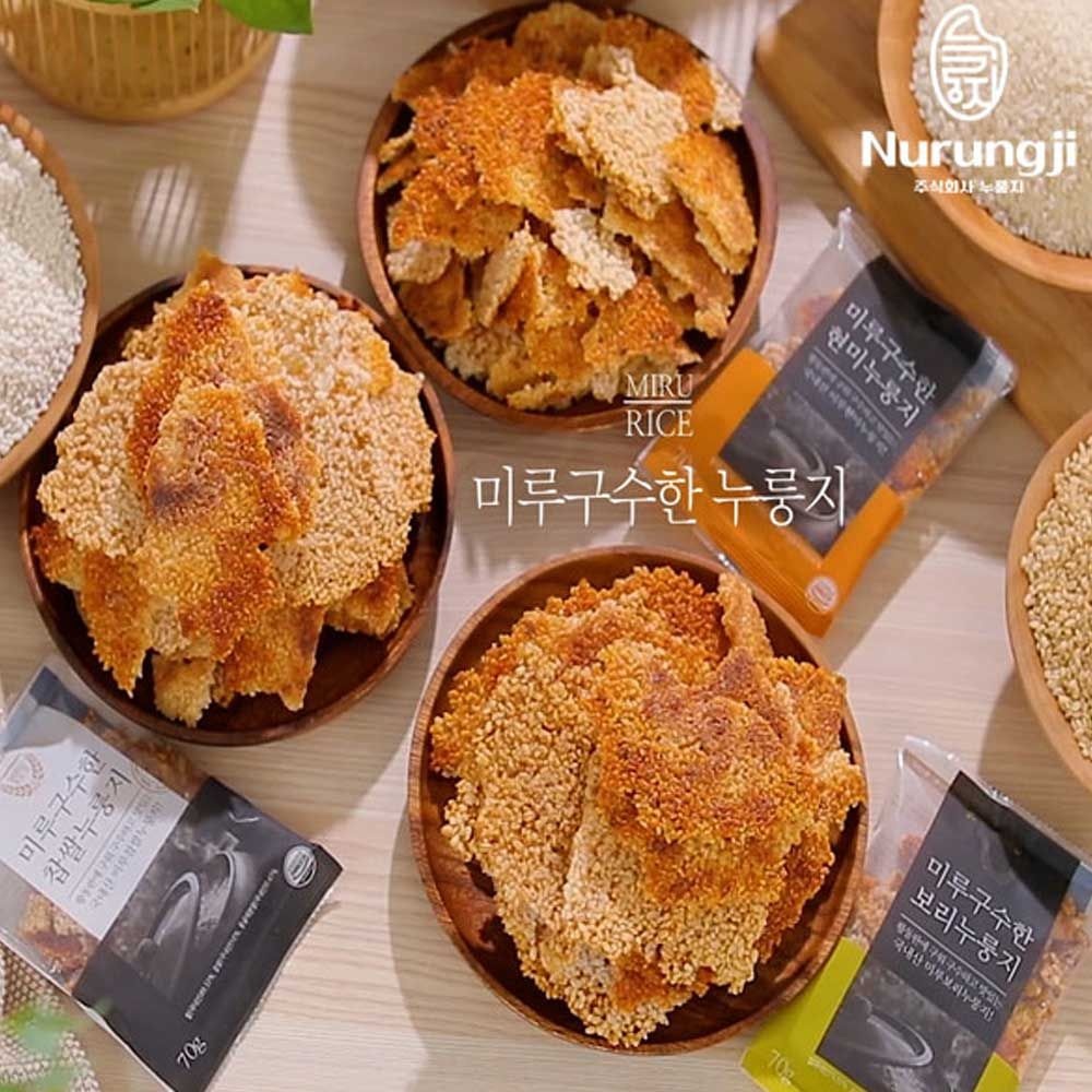 미루구수한누룽지3종세트 4.6kg ,70g ,총66봉 (찹쌀누룽지,현미누룽지,보리누룽지) 