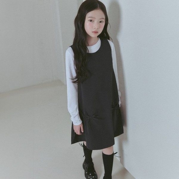 리틀그라운드 테일스쿱 나일론A라인원피스 76124-400-02 82U711 71L253