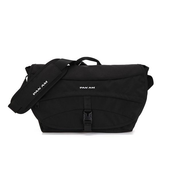 팬암 [하프클럽]마일 스몰 메신저백 (PQEBMB02150BK-W)