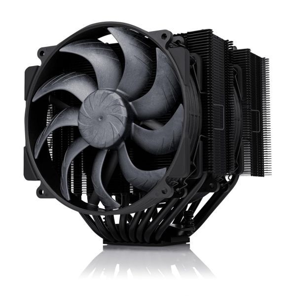 Noctua [해외] Noctua NH-D15 G2 Chromax.블랙 프리미엄 듀얼 타워 CPU 쿨러 (AMD AM5/AM4 및 Intel LGA1851/LGA1700/LGA1200 호환) (블랙)