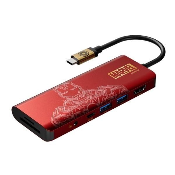 UnKnown Belkin 마블 아이언맨 AVC009qcBG USB허브7포트멀트포트 무전원C타입 4064405
