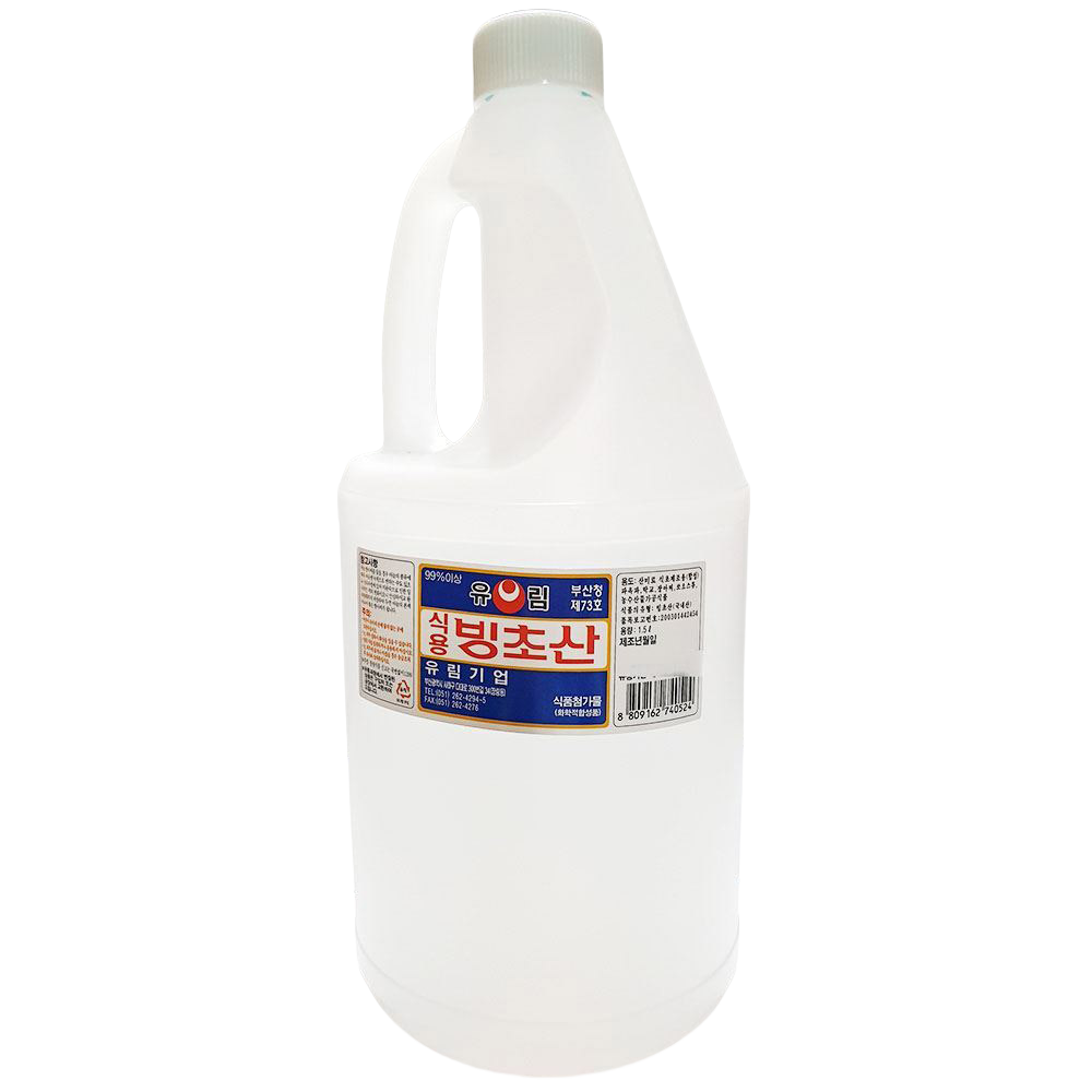 삼진 빙초산 1.5L 식초 초산 업소용 청소용 대용량 세척