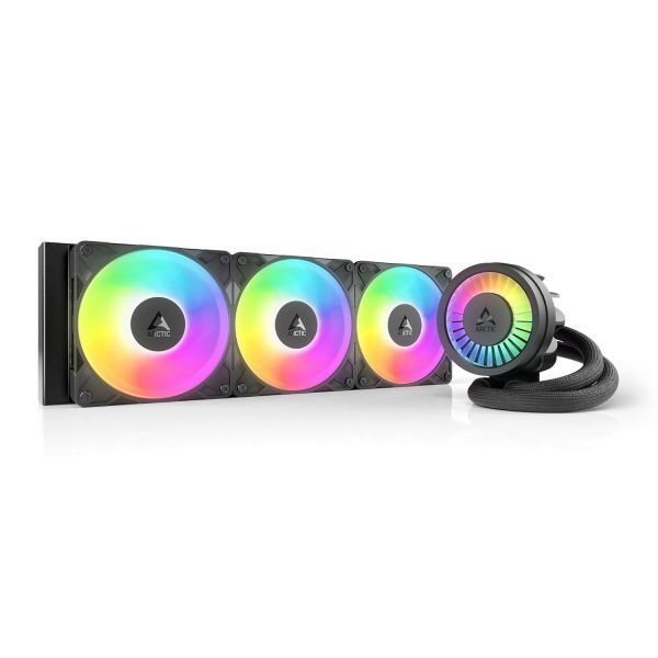 ARCTIC 스토어 방문하기 [해외] ARCTIC Liquid Freezer III Pro 360 A-RGB - AIO CPU 쿨러, 3 x 120mm 수냉, 38mm 라디에이터, PWM 펌프, VRM 팬, AMD AM5/AM4, 인텔 LGA1851/170