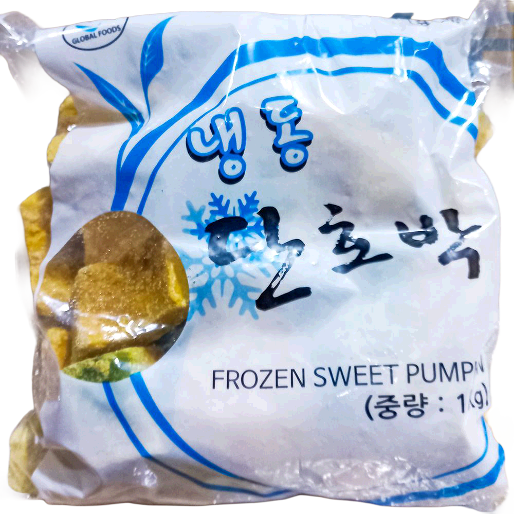 단호박 탈피 난절 3cm 1kg 8개 업소용 냉동 야채 볶음 재료