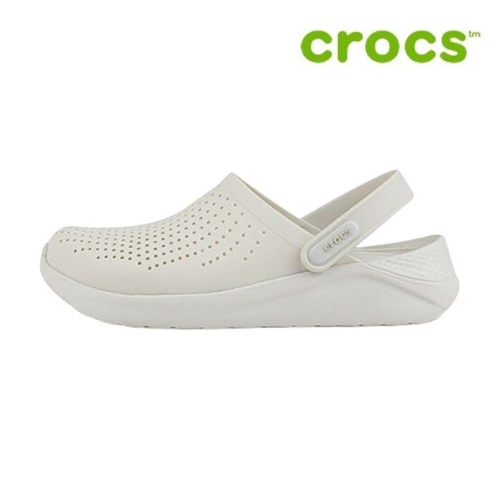 크록스 샌들 /u9- 204592-1CV / LiteRide Clog Almost White - Almost White