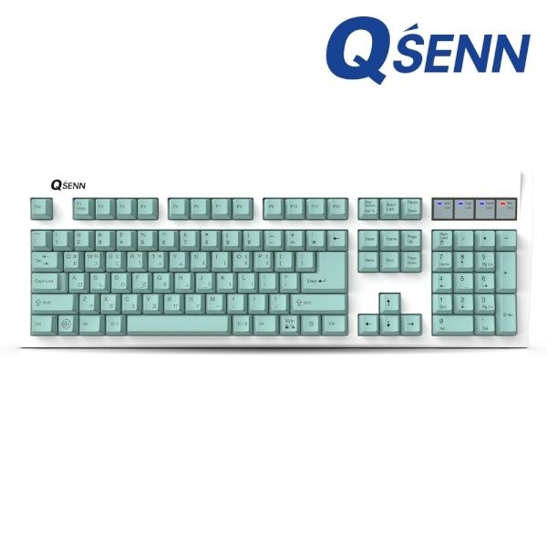 UnKnown QSENN 유선키보드 SEM-DT35 NEW 윤활 민트USB 4053100