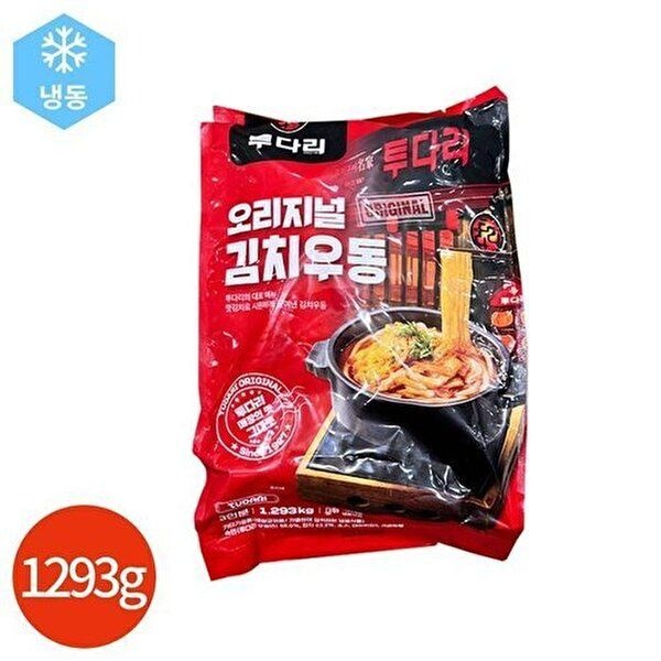 [셀러허브 식품]투다리 김치우동 1.293kg (44368670)