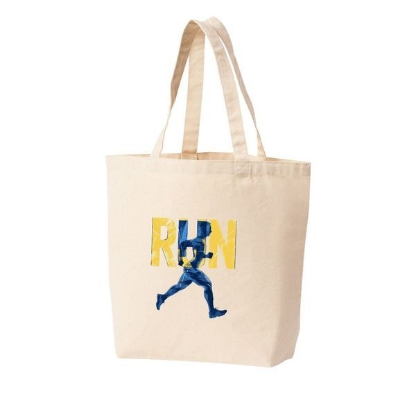 에이치플러스몰 [하프클럽]에코백 토트백 챗지피티 RUN 마라톤 러닝동호회 그림